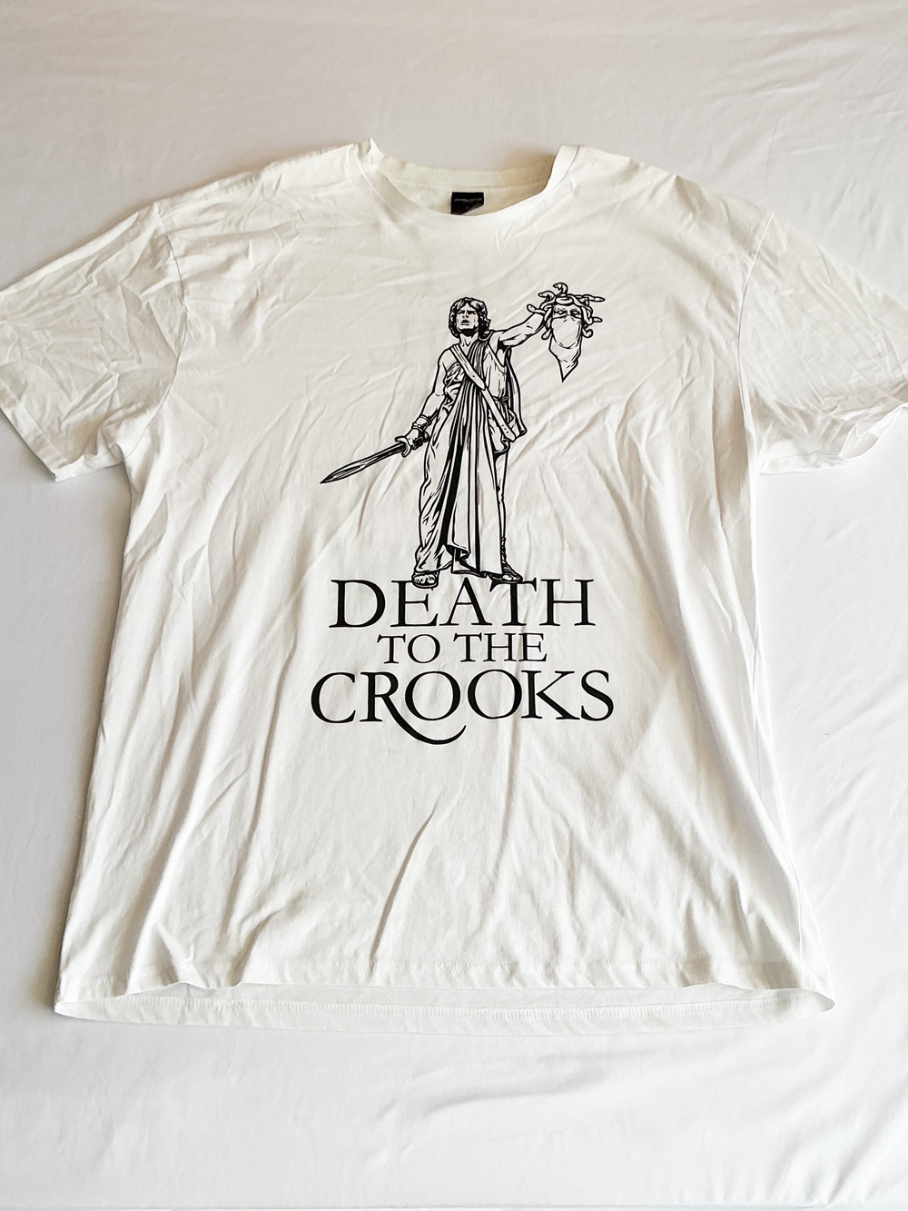 Crooks & Castles T-shirt Tee Shirt White Hail Ruling Elite Medusa Size XL